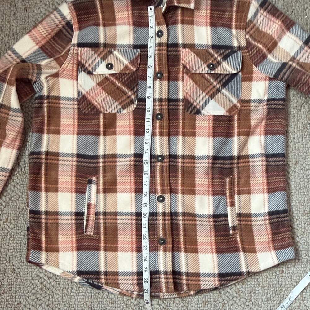 Natural Reflections Sherpa-Lined Plaid Jacket - Picture 10 of 11